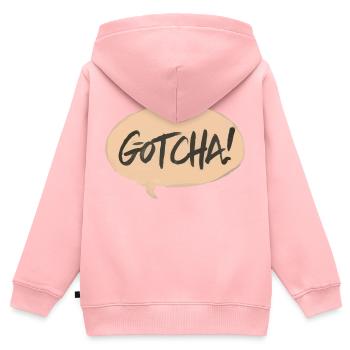 GOTCHA - Kinder Premium Organic Zip Hoodie - Rosa - Hinten - AI Model Kid Female (0cm)