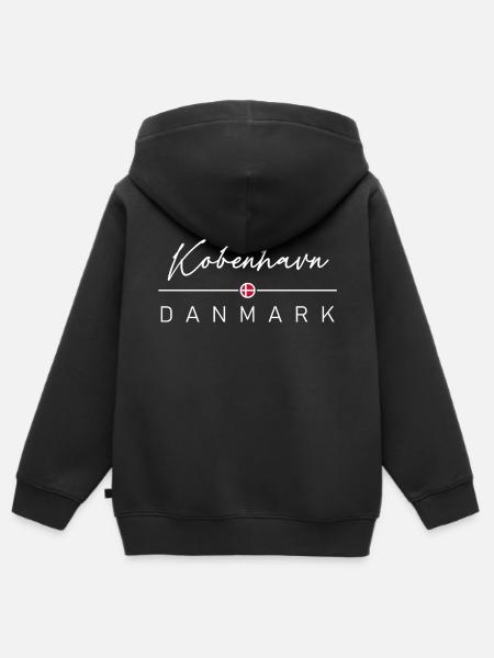 Dänemark - Kobenhavn - Danemark - Danemark - Sweat Premium à capuche zippé enfant bio - noir