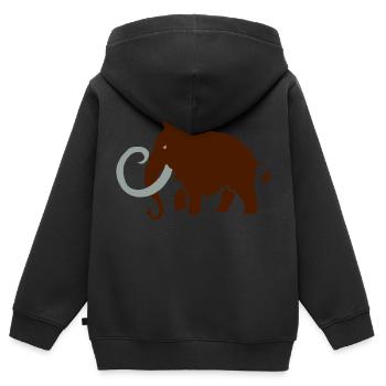 Mammut - Kinder Premium Organic Zip Hoodie - Schwarz - Hinten - AI Model Kid Male (0cm)