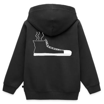 Shoe Stinks gift sports shoes fashion - Kids Premium Organic Zip-up Hoodie - black - Back - AI Model Kid Male (0cm)