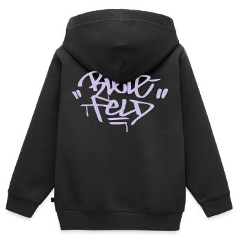 Bielefeld Ultra Graffit Fanshirt - Kinder Premium Organic Zip Hoodie - Schwarz - Hinten - AI Model Kid Male (0cm)