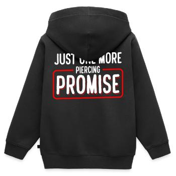 Piercing Schmuck Studio - Kinder Premium Organic Zip Hoodie - Schwarz - Hinten - AI Model Kid Male (0cm)