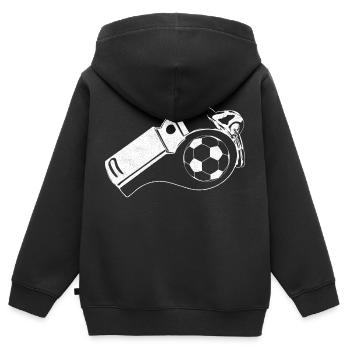 Whistle - Kids Premium Organic Zip-up Hoodie - black - Back - AI Model Kid Male (0cm)