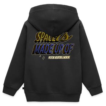 Gift Night Sky Physics Humor Joke - Kids Premium Organic Zip-up Hoodie - black - Back - AI Model Kid Male (0cm)