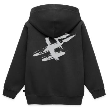 Paint Spot / Spots Abstract - VINTAGE - Kids Premium Organic Zip-up Hoodie - black - Back - AI Model Kid Male (0cm)