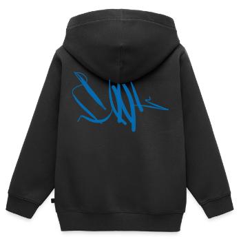 Cool. Cooles Geschenk für Coole Leute. - Kinder Premium Organic Zip Hoodie - Schwarz - Hinten - AI Model Kid Male (0cm)
