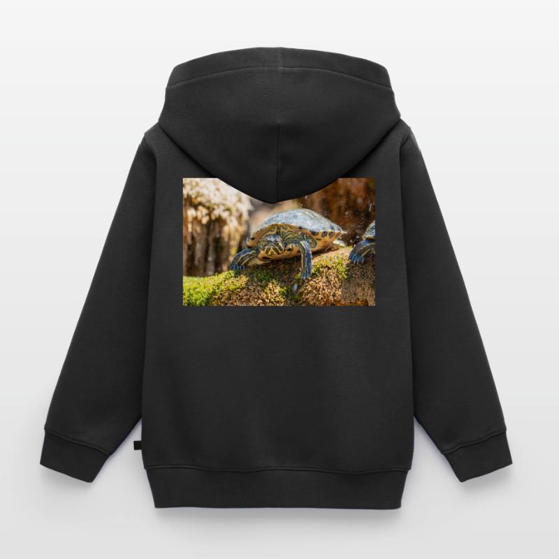 Gelbbauch-Slider Trachemys scripta scripta Kinder Premium Organic Zip Hoodie