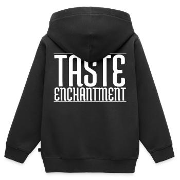 Bday Culinary Wanderlust Cool Culinary Delights - Kids Premium Organic Zip-up Hoodie - black - Back - AI Model Kid Male (0cm)