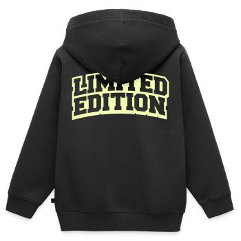 Édition limitée - Sweat Premium à capuche zippé enfant bio - noir - Dos - AI Model Kid Male (0cm)