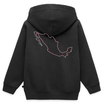 Mexiko - Kinder Premium Organic Zip Hoodie - Schwarz - Hinten - AI Model Kid Male (0cm)