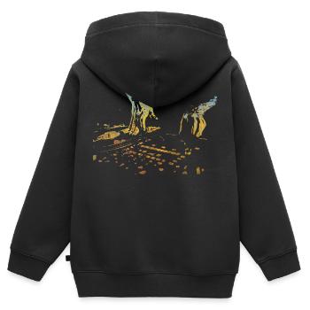 DJ Controller Elektronische Musik - Kinder Premium Organic Zip Hoodie - Schwarz - Hinten - AI Model Kid Male (0cm)
