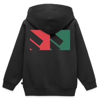 Liverpool 1992 - Kinder Premium Organic Zip Hoodie - Schwarz - Hinten - AI Model Kid Male (0cm)