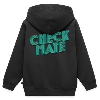 Échecs Echecs Echecs Echecs Moves Joueur D’échecs - Sweat Premium à capuche zippé enfant bio - noir - Dos - AI Model Kid Male (0cm)