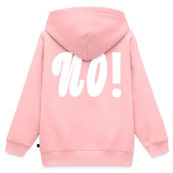 Non - Sweat Premium à capuche zippé enfant bio - rose - Dos - AI Model Kid Female (0cm)