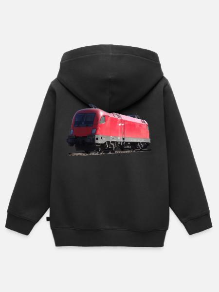 Taurus - Kinder Premium Organic Zip Hoodie - Schwarz