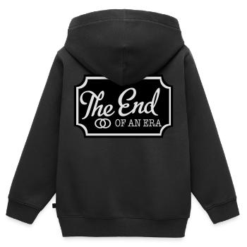 Junggesellenabschied - Kinder Premium Organic Zip Hoodie - Schwarz - Hinten - AI Model Kid Male (0cm)