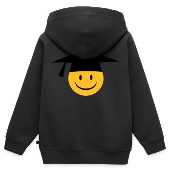 Doktor - Kinder Premium Organic Zip Hoodie - Schwarz - Hinten - AI Model Kid Male (0cm)