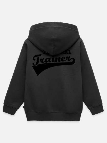 Personal Trainer - Kinder Premium Organic Zip Hoodie - Schwarz
