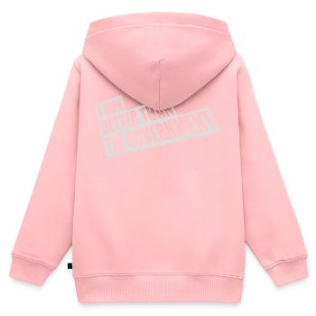mieux fonctionner que le gouvernement - Sweat Premium à capuche zippé enfant bio - rose - Dos - AI Model Kid Female (0cm)