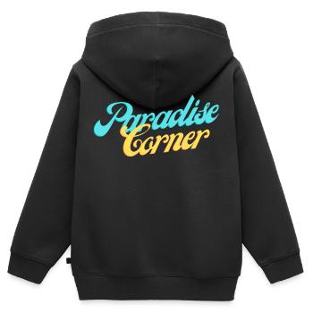Paradise Corner - Sweat Premium à capuche zippé enfant bio - noir - Dos - AI Model Kid Male (0cm)