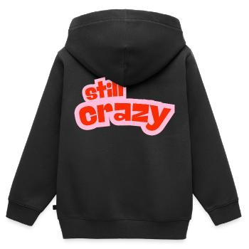 still crazy - Kinder Premium Organic Zip Hoodie - Schwarz - Hinten - AI Model Kid Male (0cm)