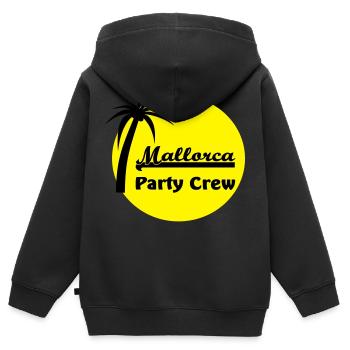 Mallorca Party Crew T-Shirts - Kinder Premium Organic Zip Hoodie - Schwarz - Hinten - AI Model Kid Male (0cm)