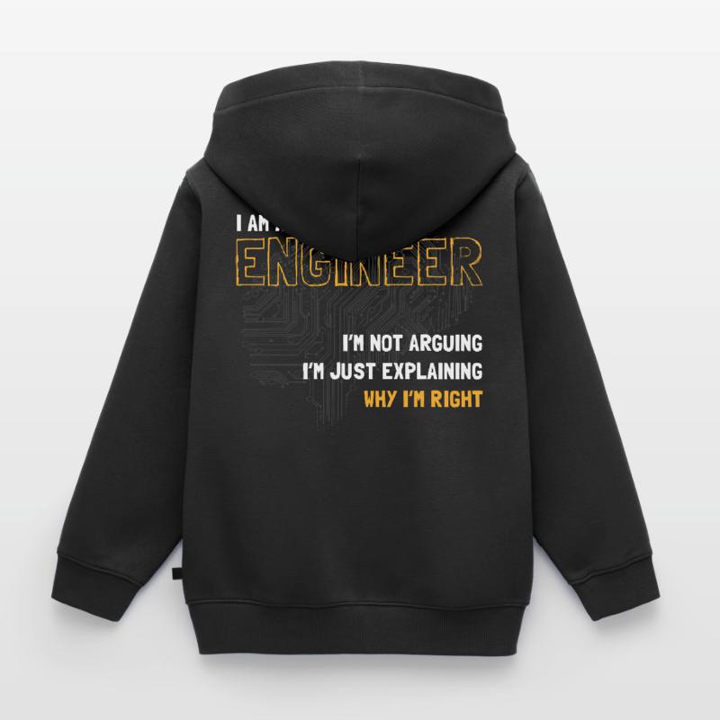 Engineer Pride Software engineer programmer gifts Kids Premium Organic Zip-up Hoodie
