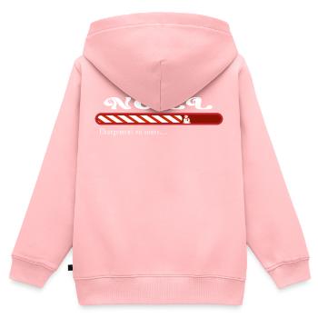 Noel Chargement En Cours - Sweat Premium à capuche zippé enfant bio - rose - Dos - AI Model Kid Female (0cm)