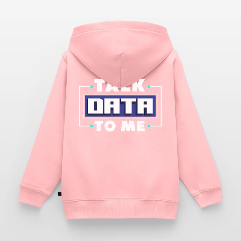 Data Analytics Data Engineering Talk to Kids Premium Organic Zip-up Hoodie