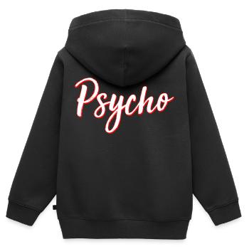 bike biker tuner tuning bobber custom girl chickz - Kids Premium Organic Zip-up Hoodie - black - Back - AI Model Kid Male (0cm)
