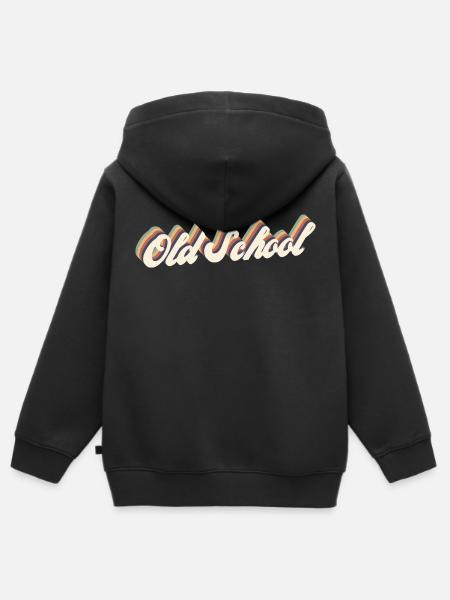 Old School Vintage - Kinder Premium zip hoodie biologisch - zwart