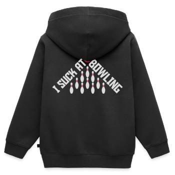 Je suis nul au bowling - Sweat Premium à capuche zippé enfant bio - noir - Dos - AI Model Kid Male (0cm)