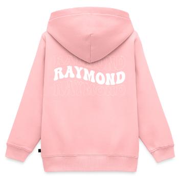 Lustige Raymond Groovy 4 Männer Frauen Coole Raymond Krawatte - Kinder Premium Organic Zip Hoodie - Rosa - Hinten - AI Model Kid Female (0cm)