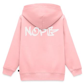 No Kings in America since 1776 - Kids Premium Organic Zip-up Hoodie - rose - Back - AI Model Kid Female (0cm)