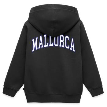Majorque - Sweat Premium à capuche zippé enfant bio - noir - Dos - AI Model Kid Male (0cm)