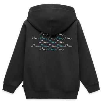 Typographie maritime (b) - Sweat Premium à capuche zippé enfant bio - noir - Dos - AI Model Kid Male (0cm)