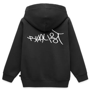 Rivalist - Kids Premium Organic Zip-up Hoodie - black - Back - AI Model Kid Male (0cm)