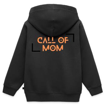 Aufruf an alle Mütter - Kinder Premium Organic Zip Hoodie - Schwarz - Hinten - AI Model Kid Male (0cm)