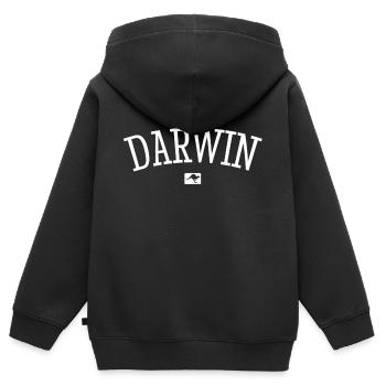 Darwin, Australie, Aux États-Unis, Kangaroo, Koala, Outback - Sweat Premium à capuche zippé enfant bio - noir - Dos - AI Model Kid Male (0cm)