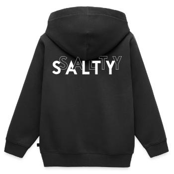 Planche de surf Surfer Sports nautiques - Sweat Premium à capuche zippé enfant bio - noir - Dos - AI Model Kid Male (0cm)