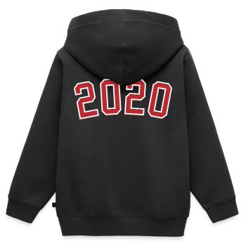 Sport Geburtsjahr 2020 - Kinder Premium Organic Zip Hoodie - Schwarz - Hinten - AI Model Kid Male (0cm)