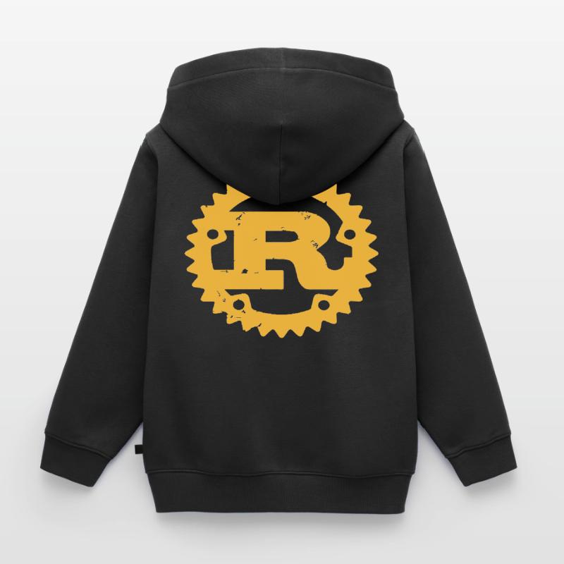 Rust Programming Kids Premium Organic Zip-up Hoodie