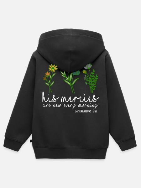 Church Religion Catholic Catholic Jesus Christ - Kids Premium Organic Zip-up Hoodie - black
