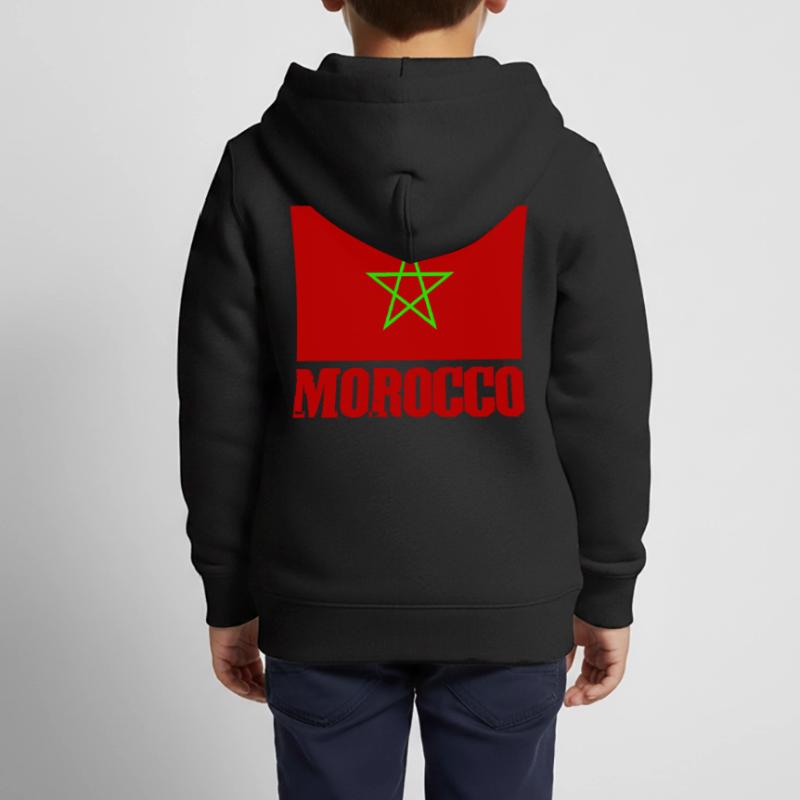 Morocco Kids Premium Organic Zip-up Hoodie