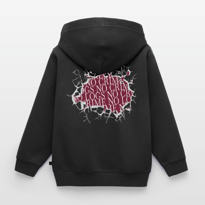 Hacking Computer Gift Idea Hack The Box Kids Premium Organic Zip-up Hoodie