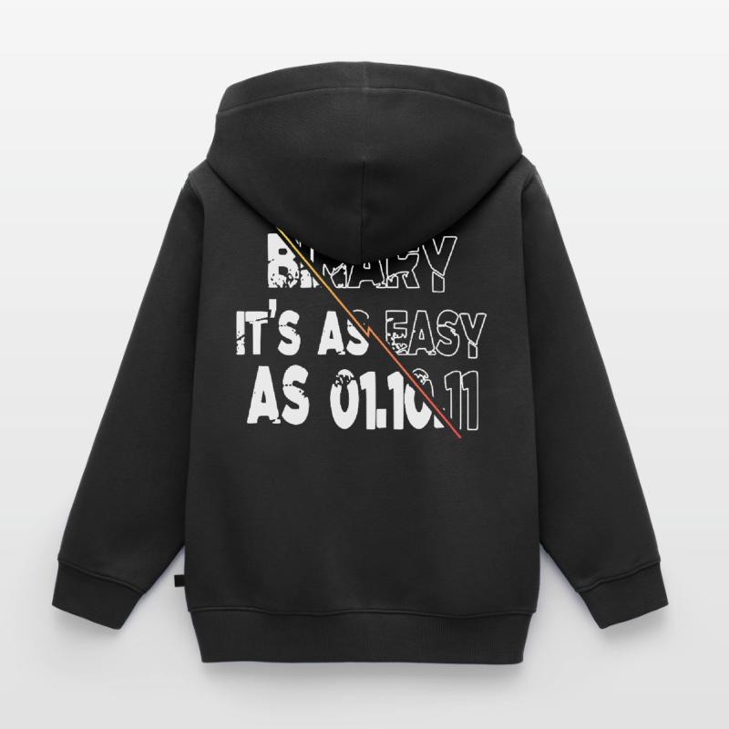 Analyst Hacking Codes Computer Freak Kids Premium Organic Zip-up Hoodie