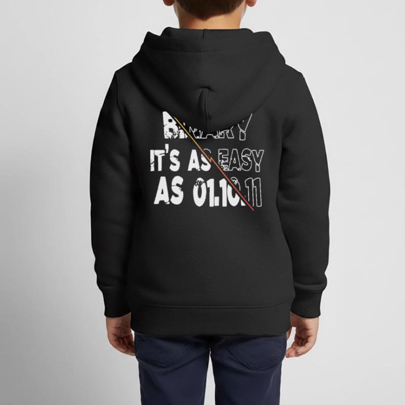 Analyst Hacking Codes Computer Freak Kids Premium Organic Zip-up Hoodie