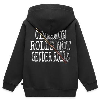 Ruth Bader Ginsburg Barber Hair Jokes Awesome - Kids Premium Organic Zip-up Hoodie - black - Back - AI Model Kid Male (0cm)