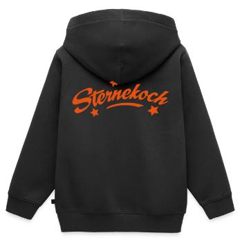 2541614 14970696 sternekoch - Kinder Premium Organic Zip Hoodie - Schwarz - Hinten - AI Model Kid Male (0cm)