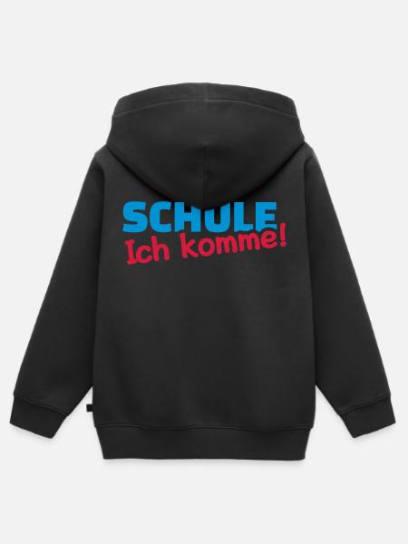 Einschulung - Kinder Premium Organic Zip Hoodie - Schwarz
